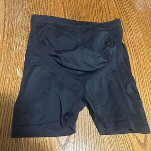 Enerful Maternity Shapewear Shorts Black High Waist Support Small